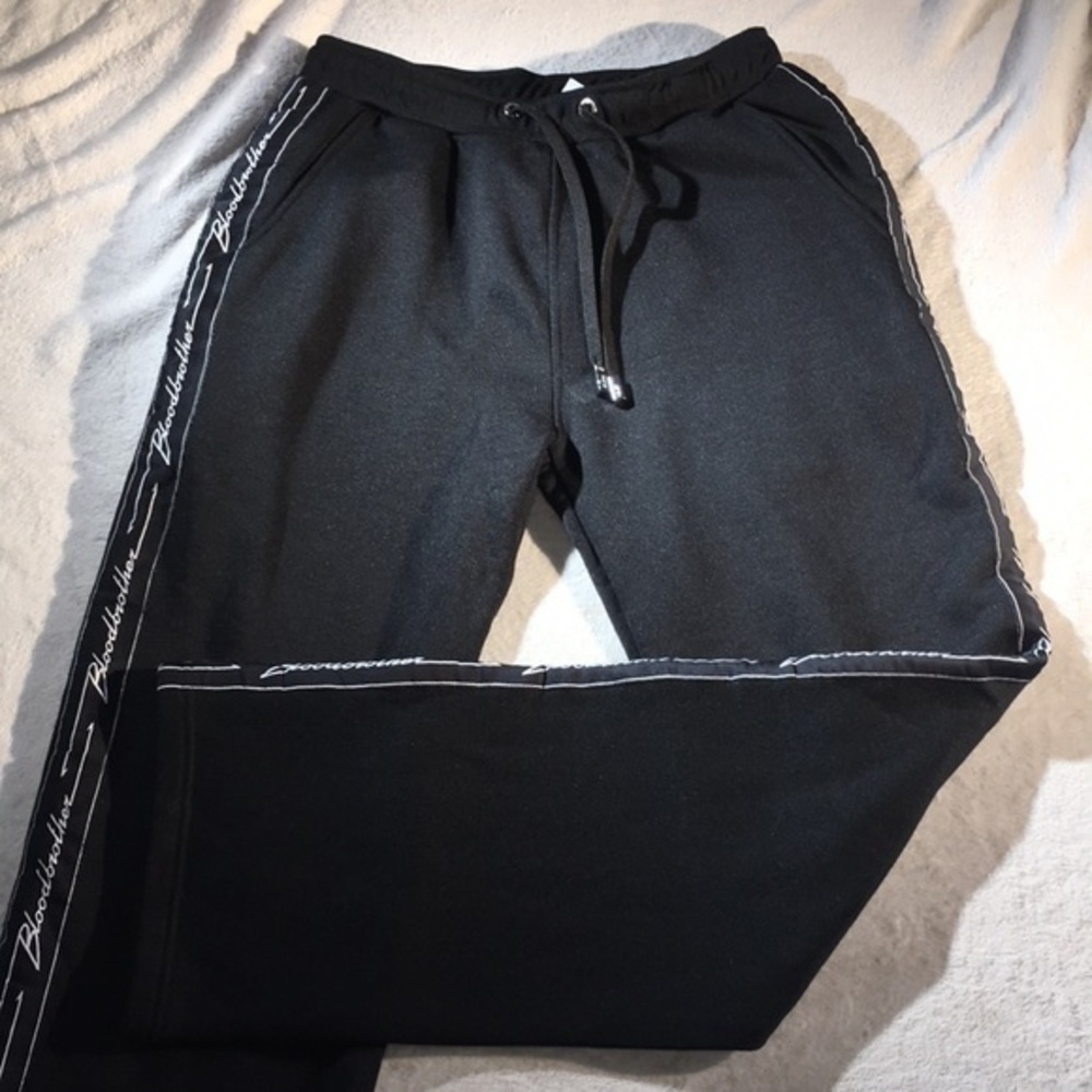 Blood Brother Men’s  Black Logo Sweatpants